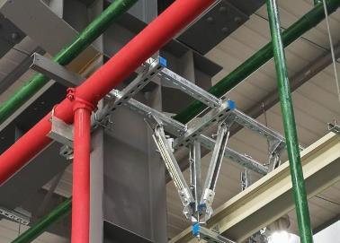 新安该抗震支架的整体式支吊架结构协调性好